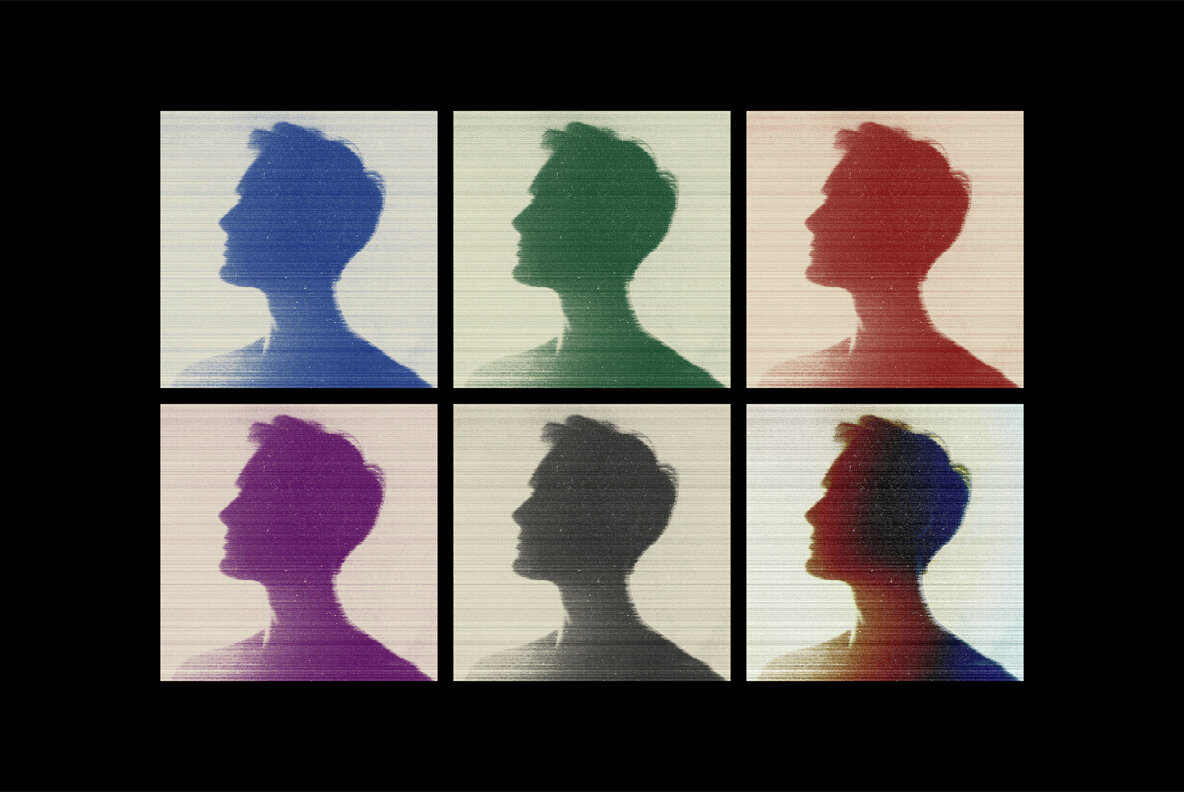 Distorted Colorful Scan Photo Effect 4