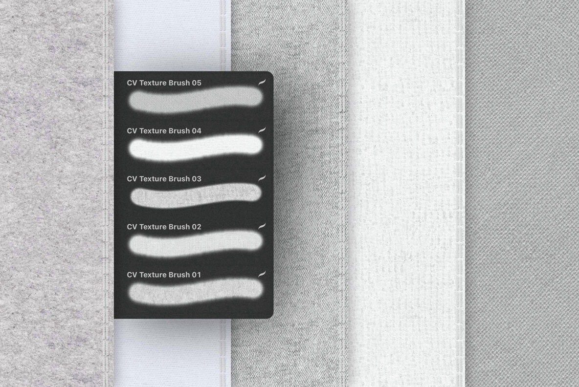 Stitch and Fabric Procreate Brushes 8