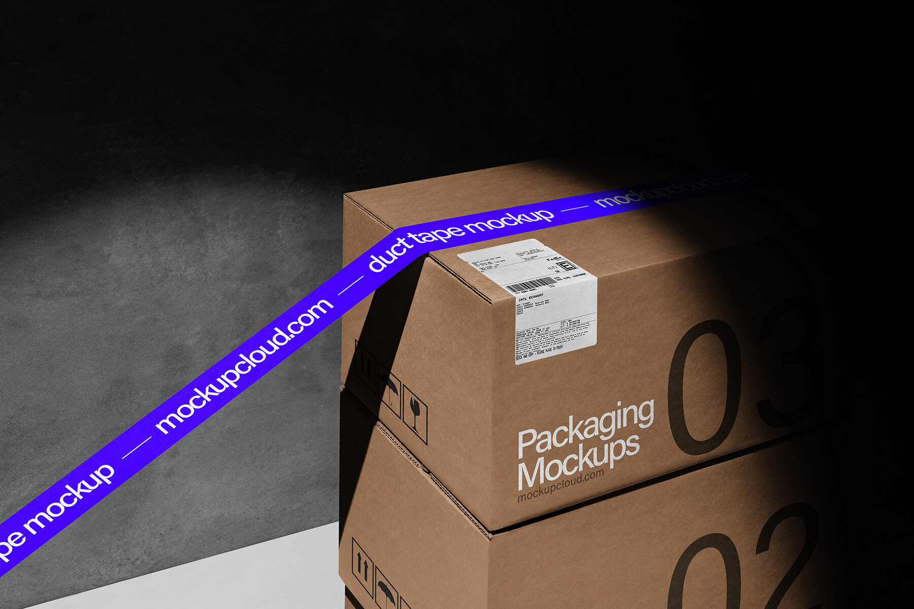 Post Packaging Mockups Kit 4