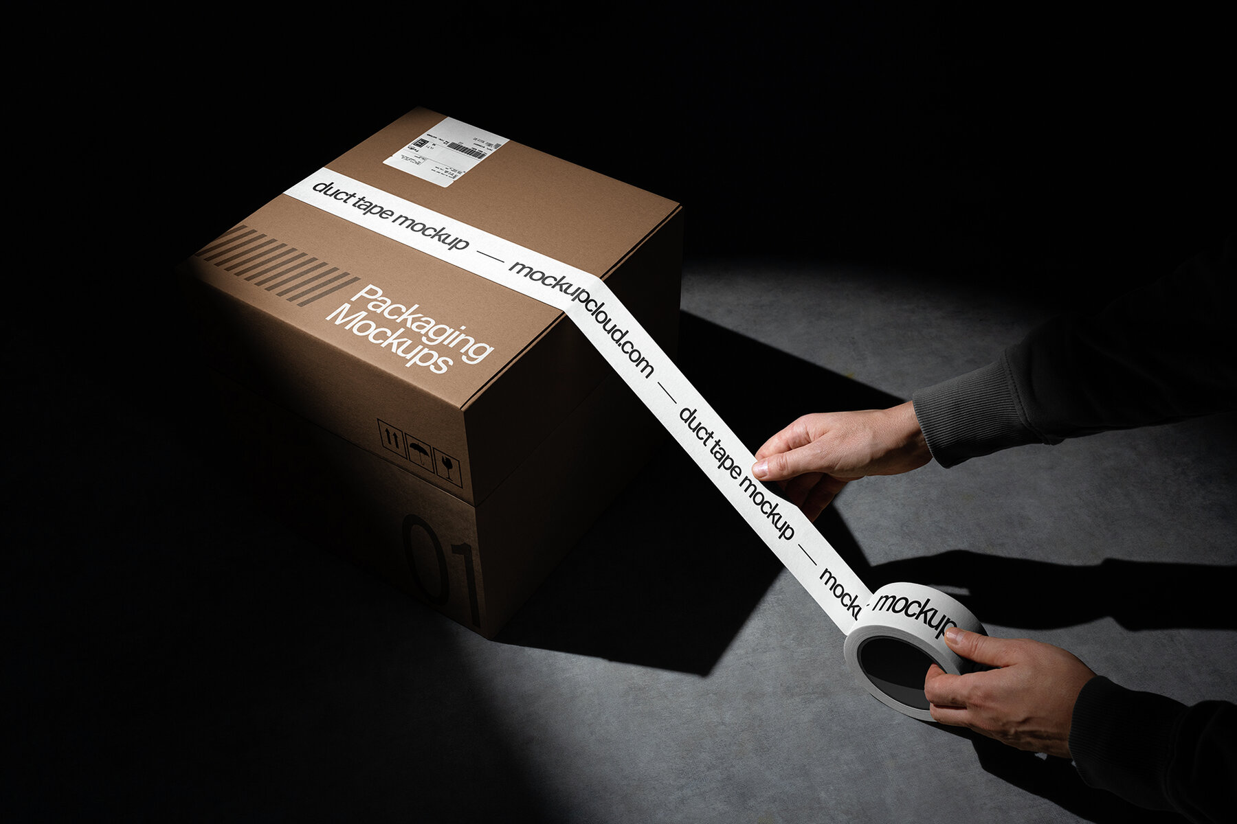 Post Packaging Mockups Kit 6