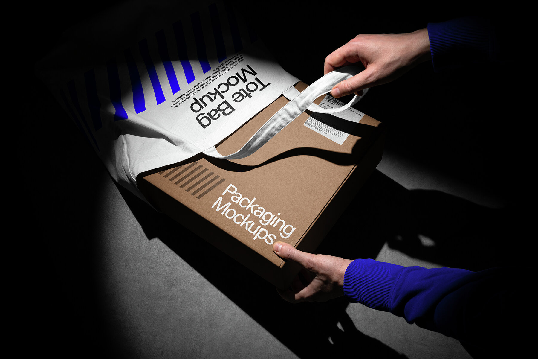 Post Packaging Mockups Kit 8