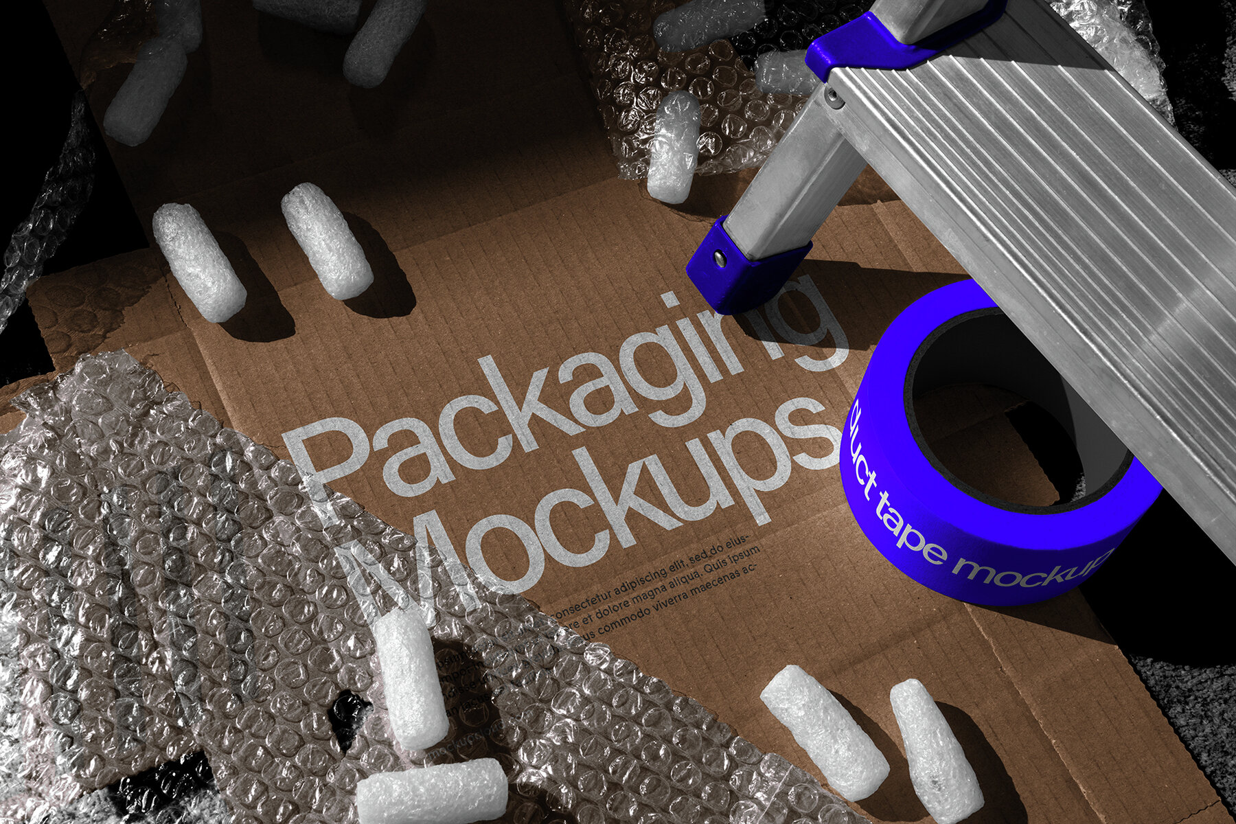 Post Packaging Mockups Kit 11