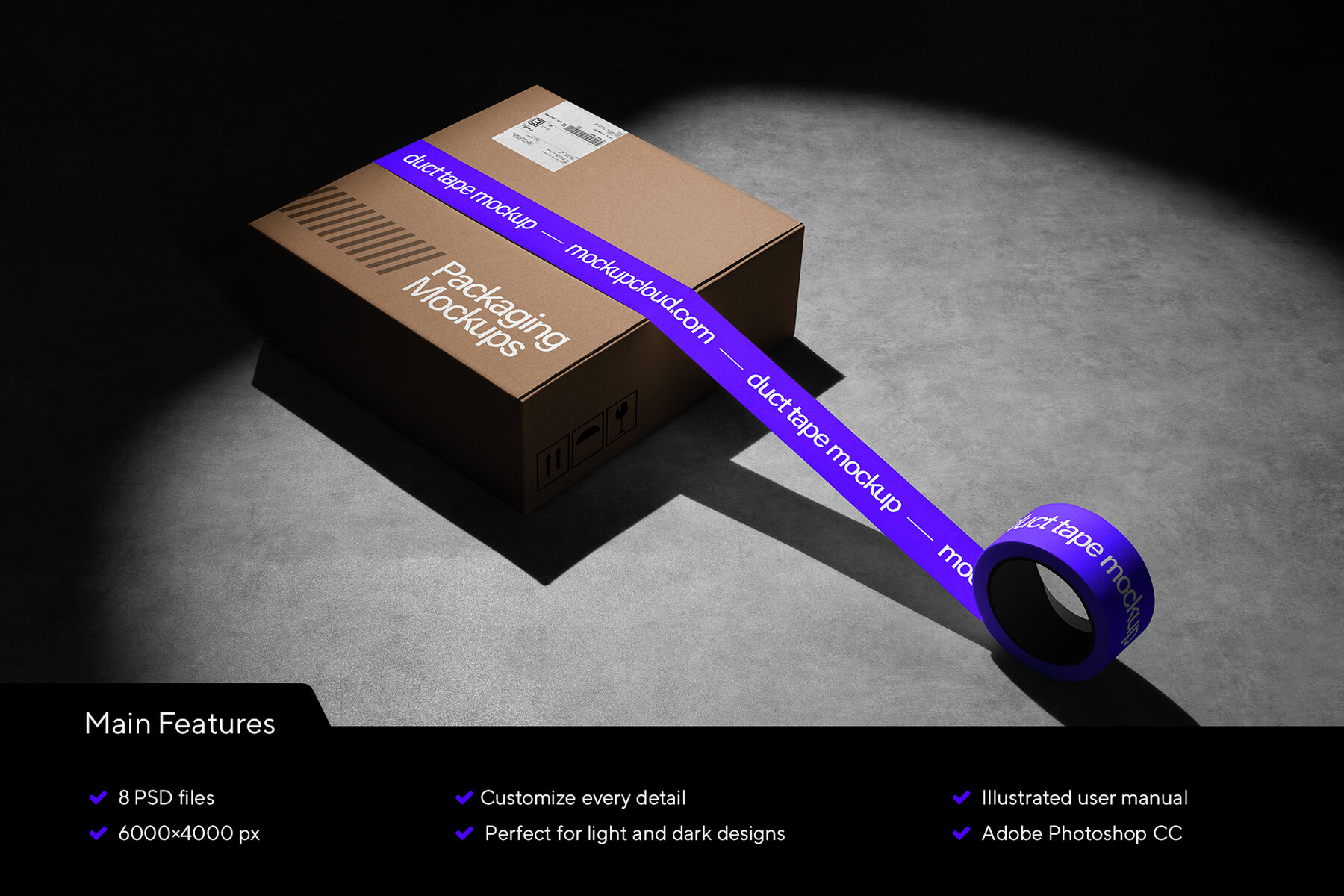 Post Packaging Mockups Kit 13