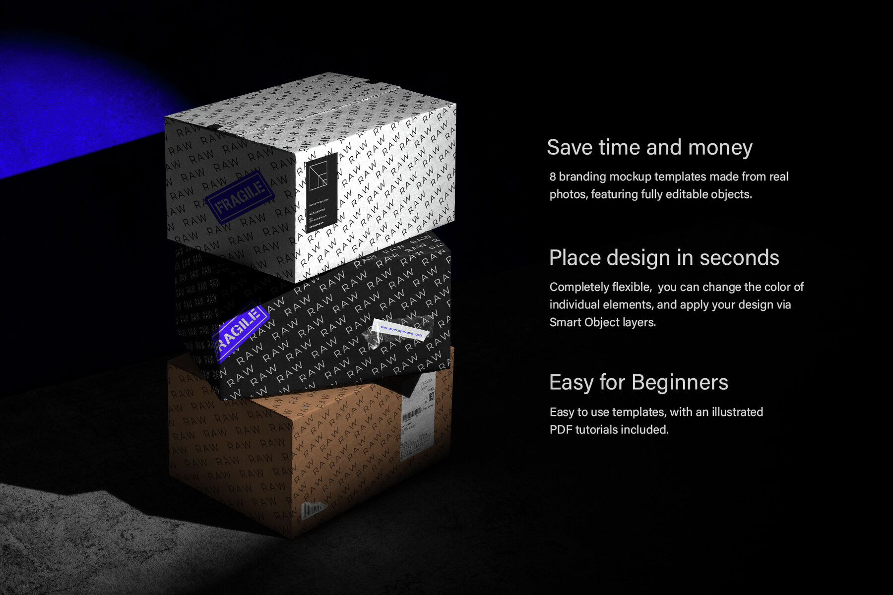 Post Packaging Mockups Kit 14