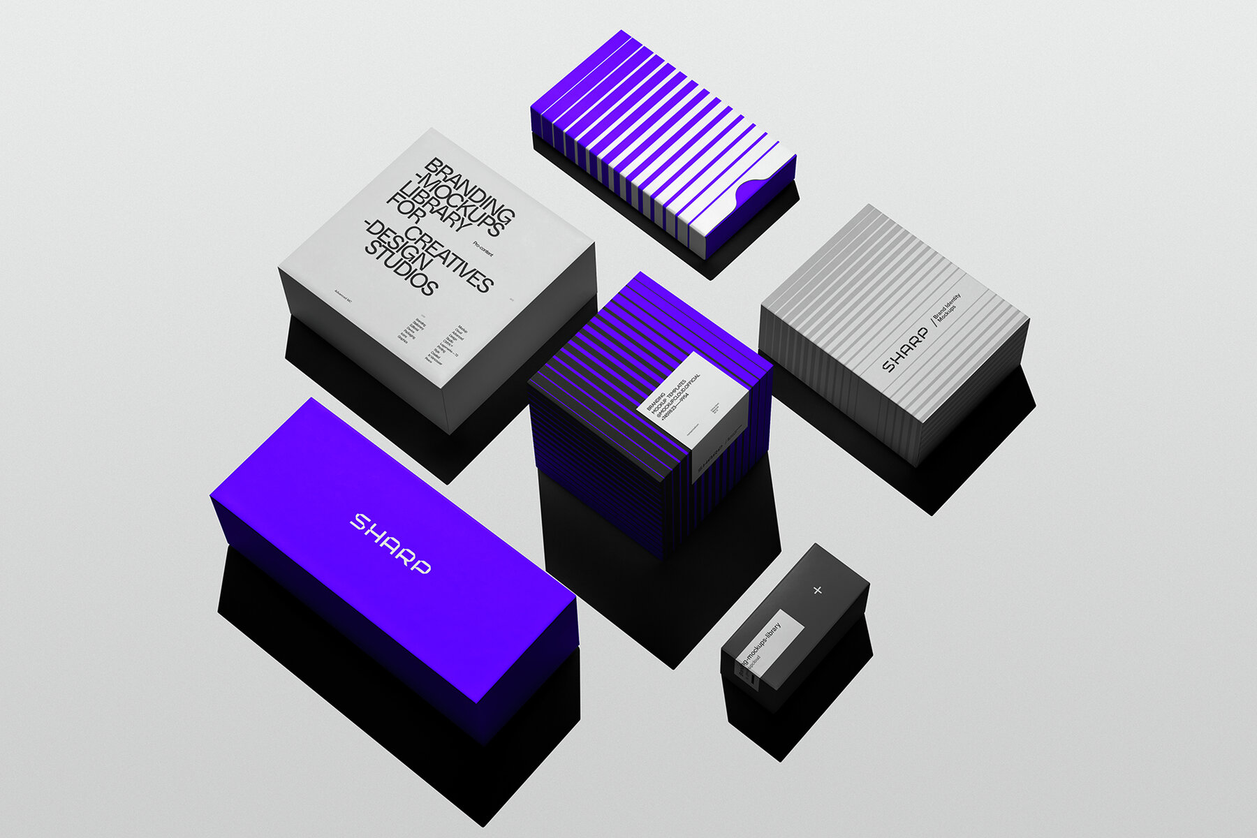 Sharp Branding Mockups Bundle 21