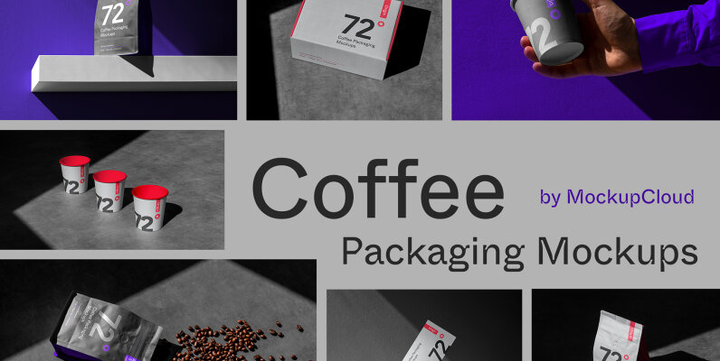 Coffee Packaging Mockups Bundle
