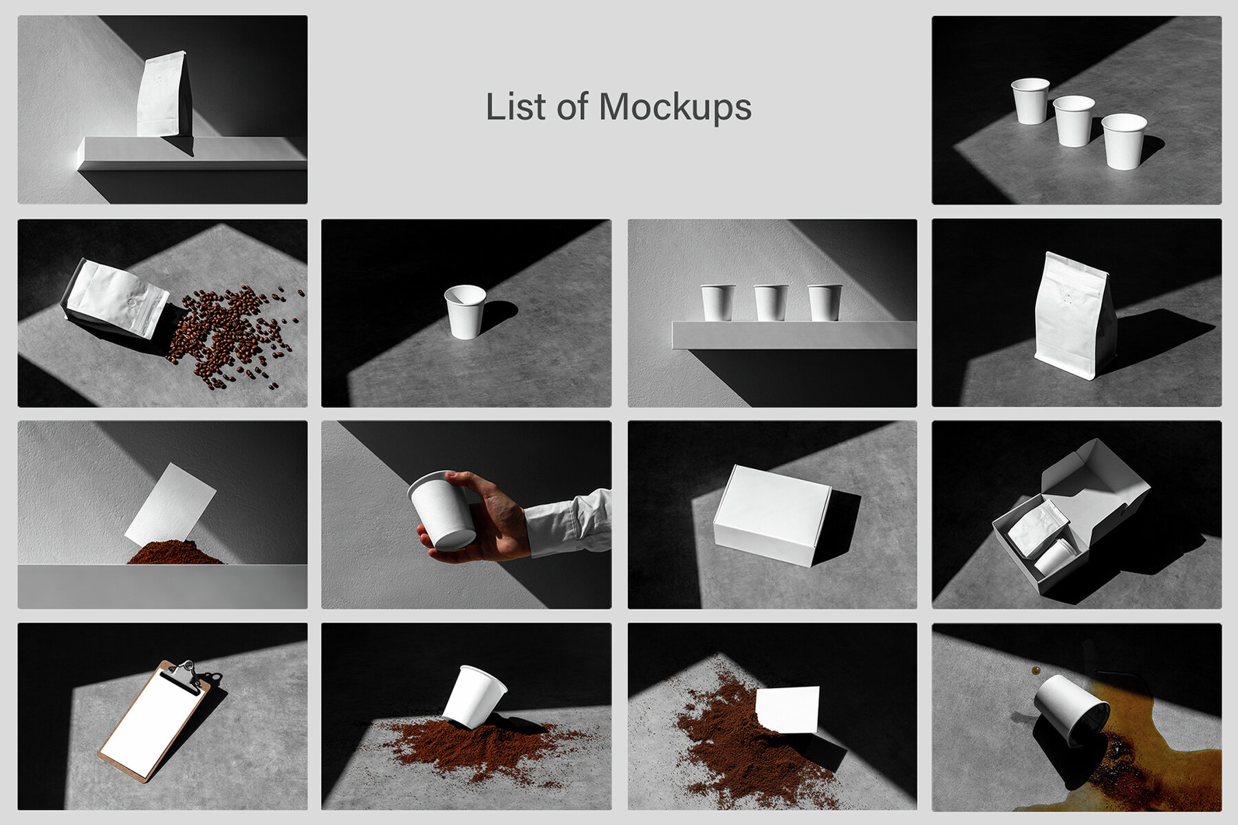 Coffee Packaging Mockups Bundle 27