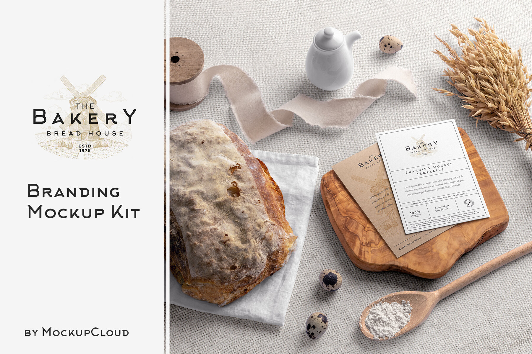 Bakery Branding Mockups Kit 1
