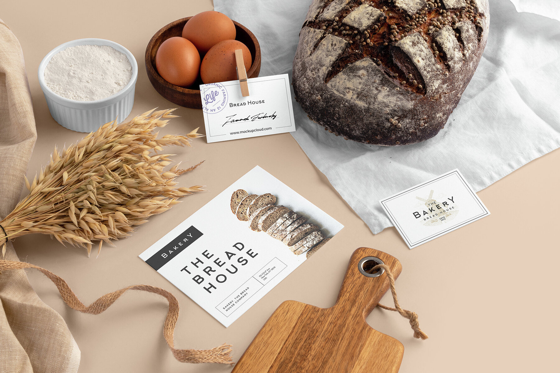Bakery Branding Mockups Kit 3