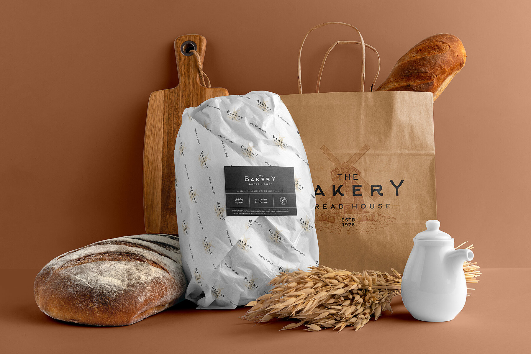 Bakery Branding Mockups Kit 12