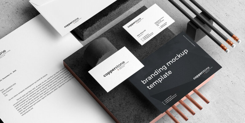 Copperstone Branding Mockup Vol  2