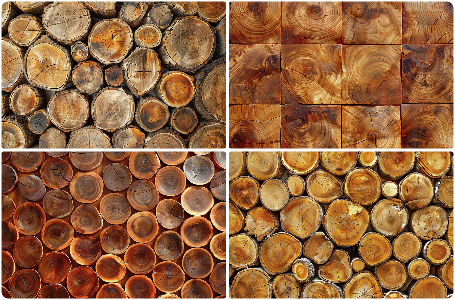 20 Tree Slices Texture Backgrounds 4