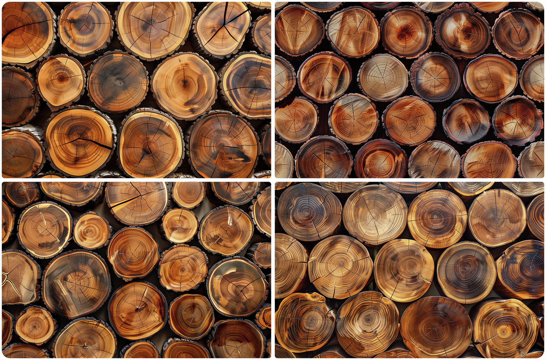 20 Tree Slices Texture Backgrounds 5