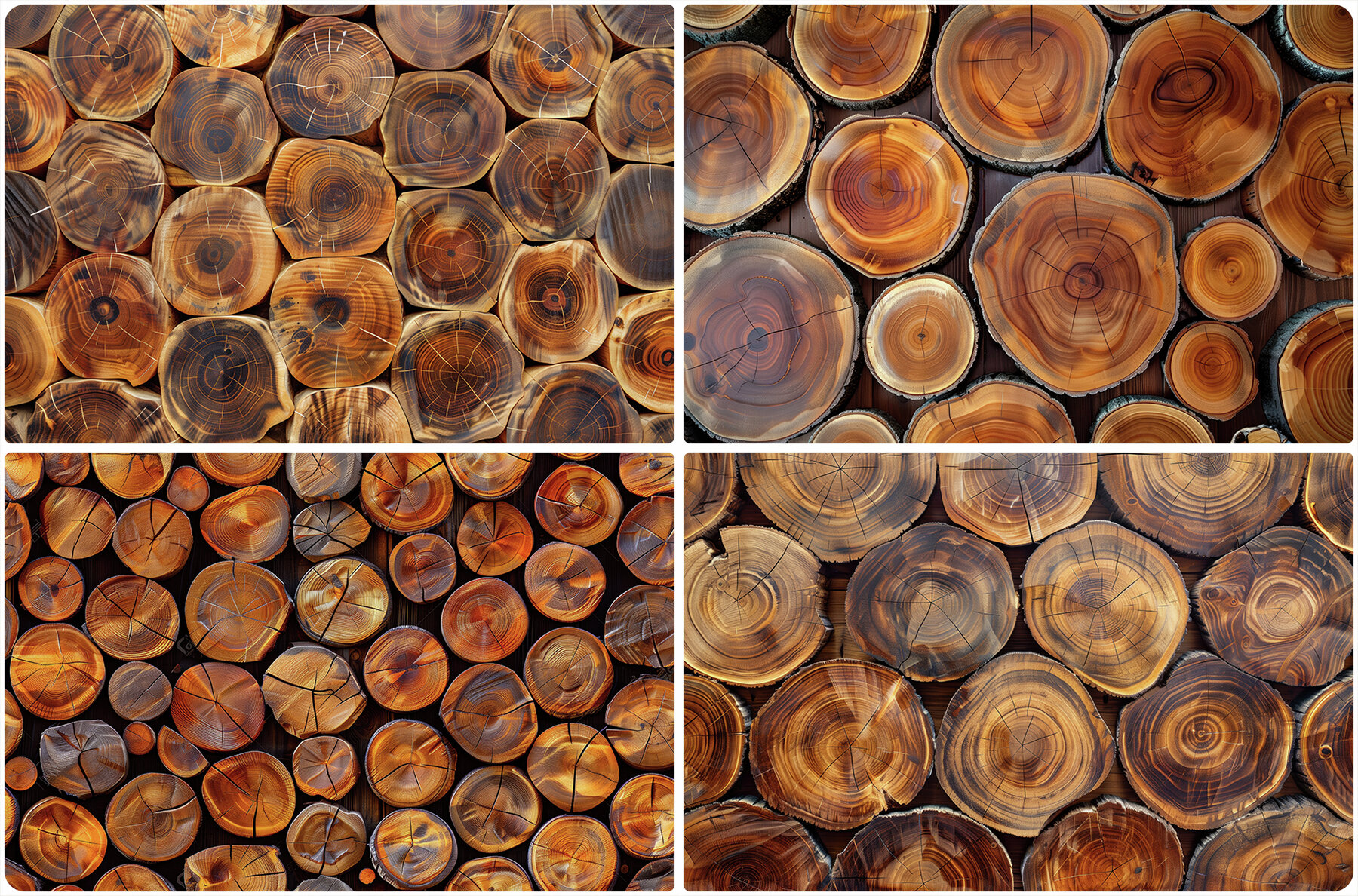 20 Tree Slices Texture Backgrounds 7