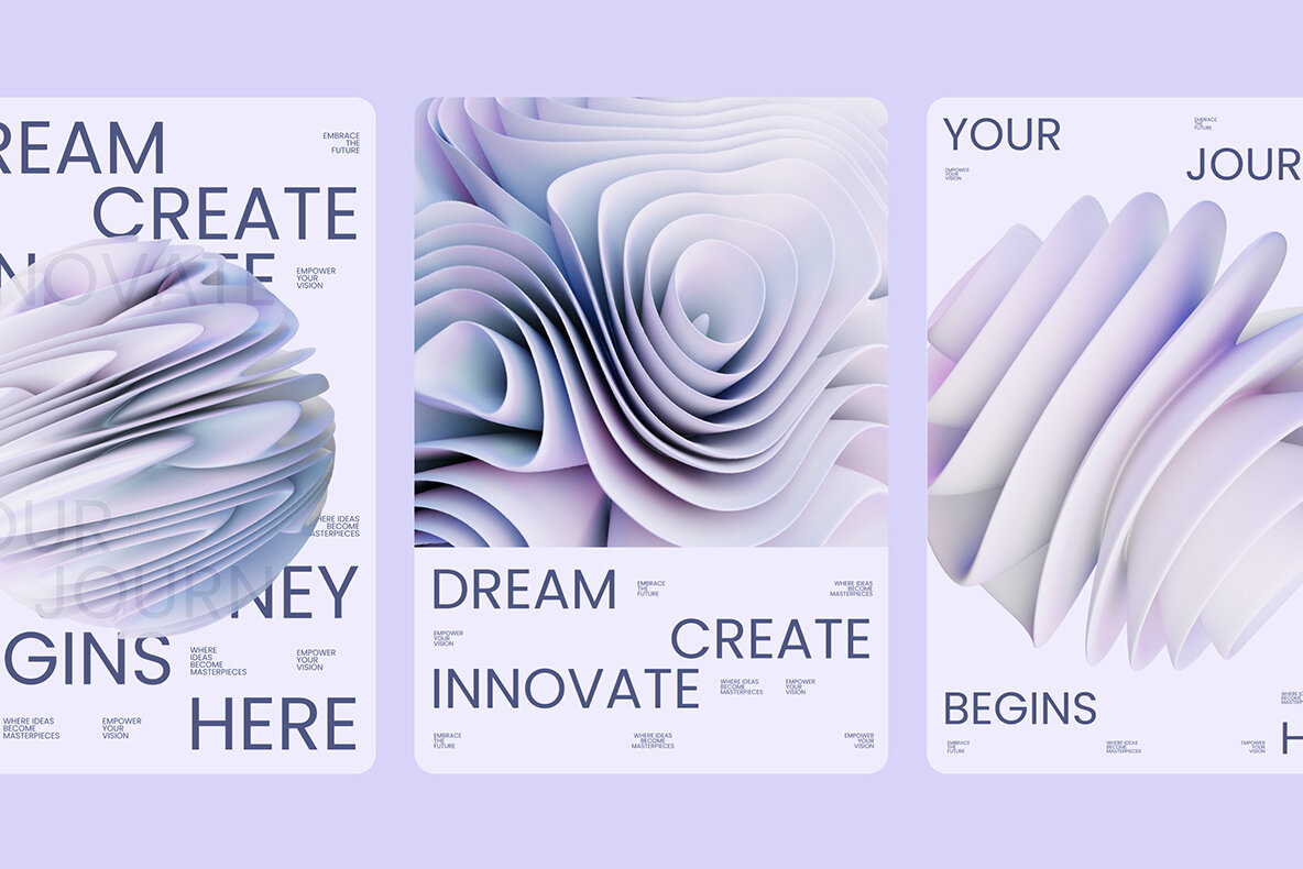 3D Abstra Spheres   60 illustrations 4