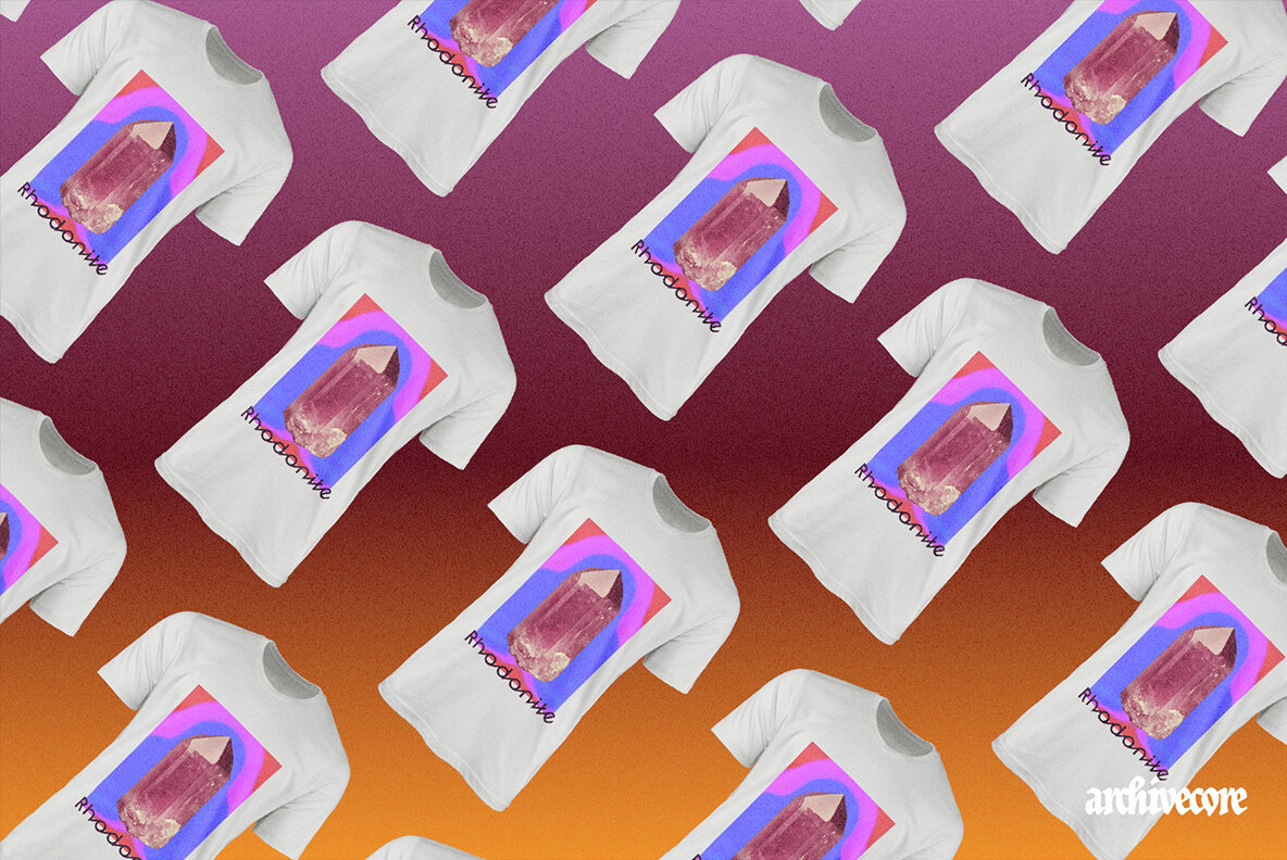 Crystal Specimens Vintage Clipart 4