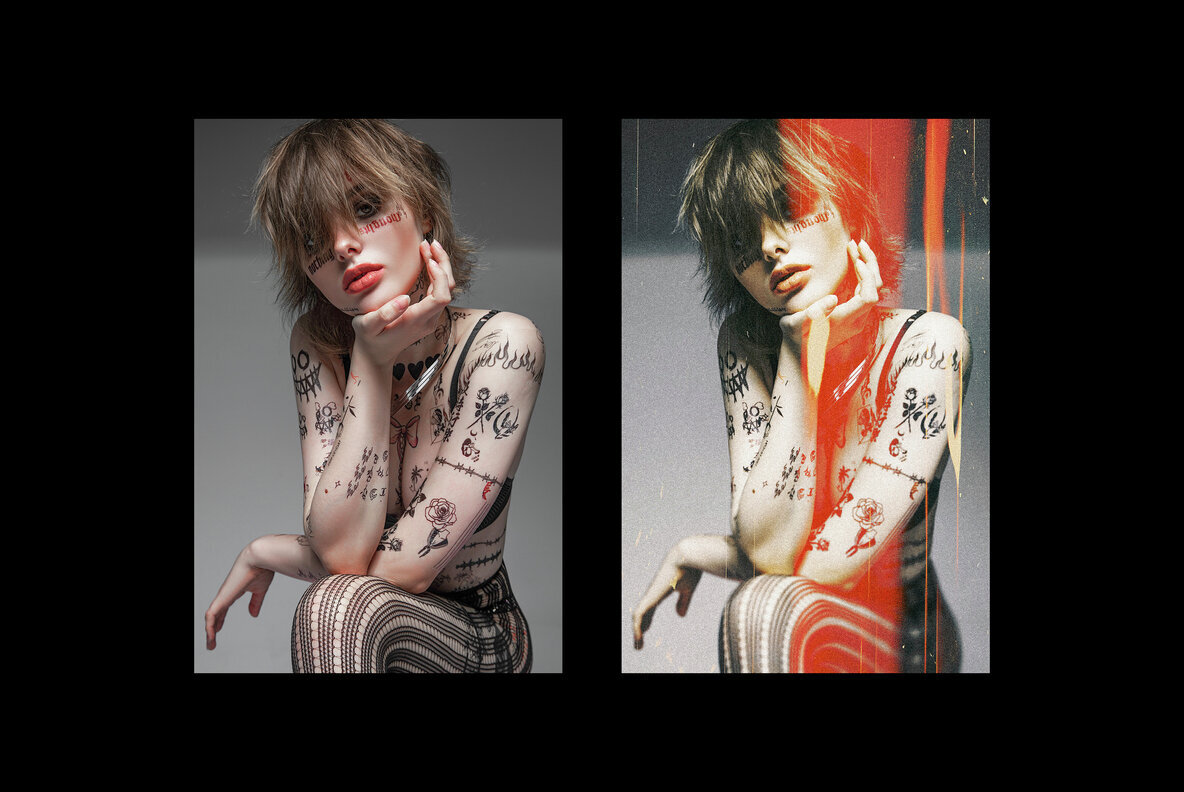 Light Leak Flare Photo Effect 2