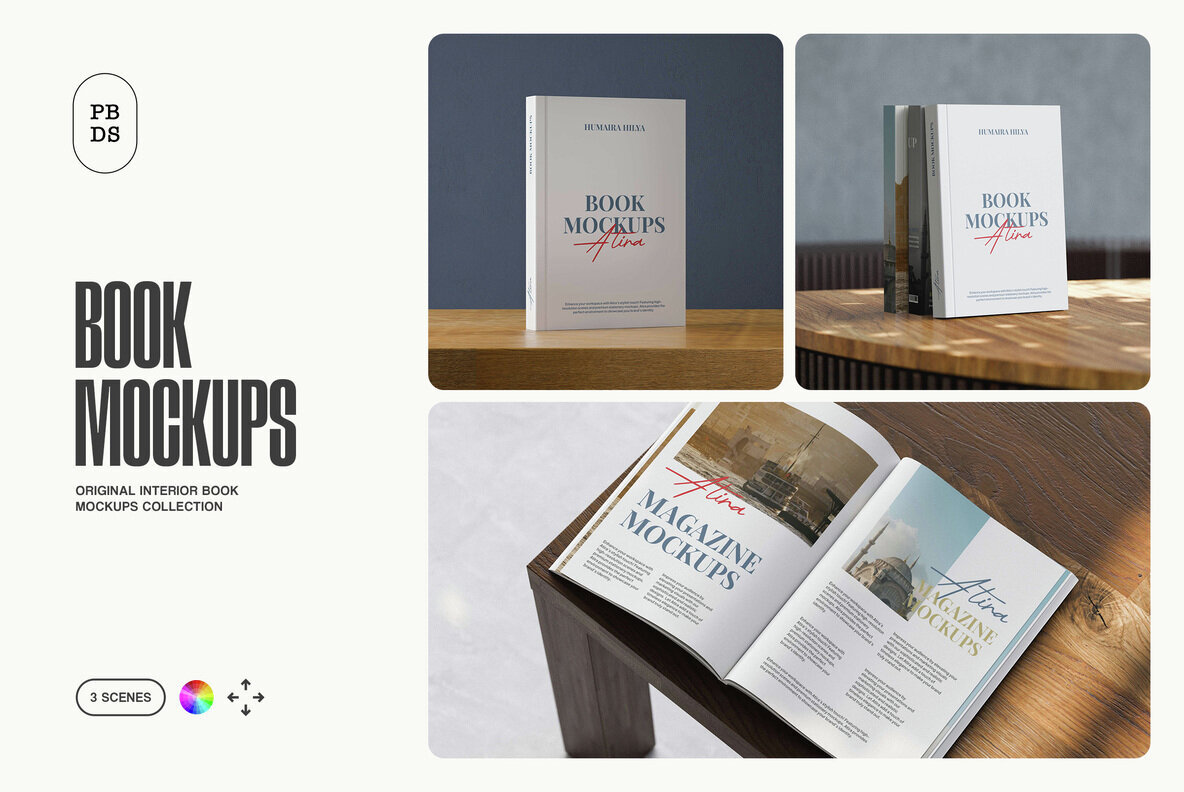 Interior Book Mockups 1