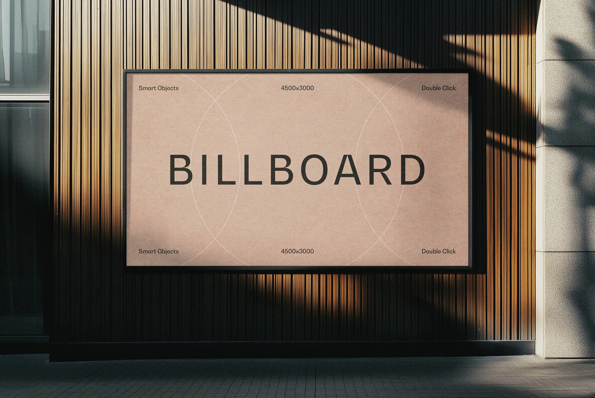 Urban Outdoor Billboard Mockup 1