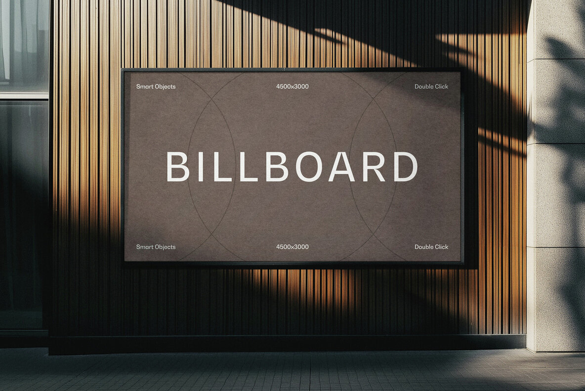 Urban Outdoor Billboard Mockup 3