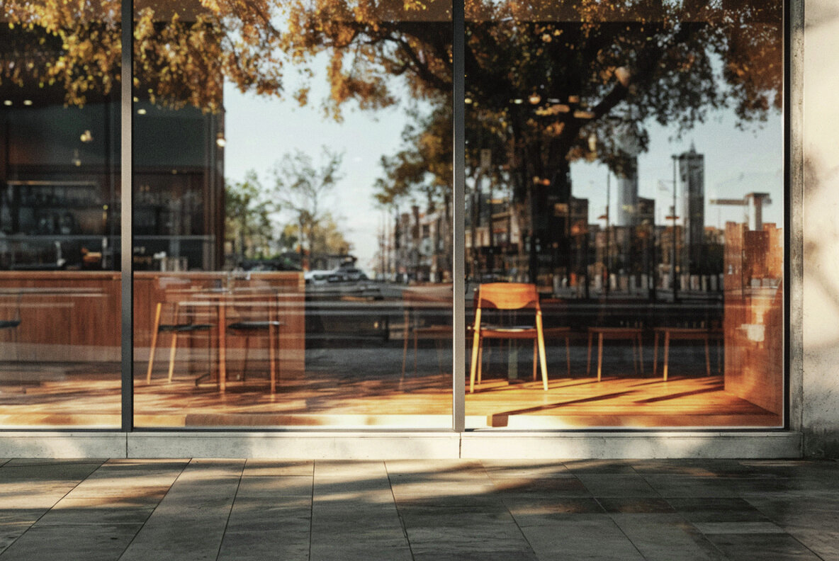 Window Stickers Mockup 4