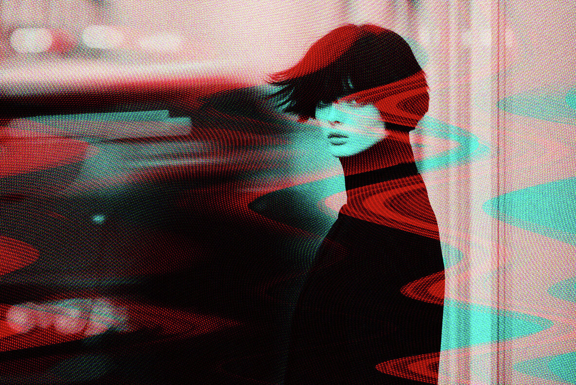 TV Flicker Glitch Photo Effect 4