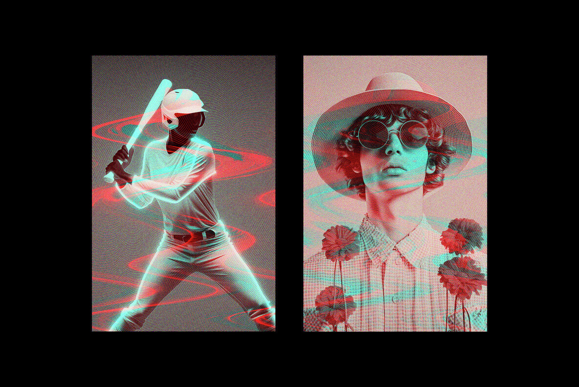 TV Flicker Glitch Photo Effect 5