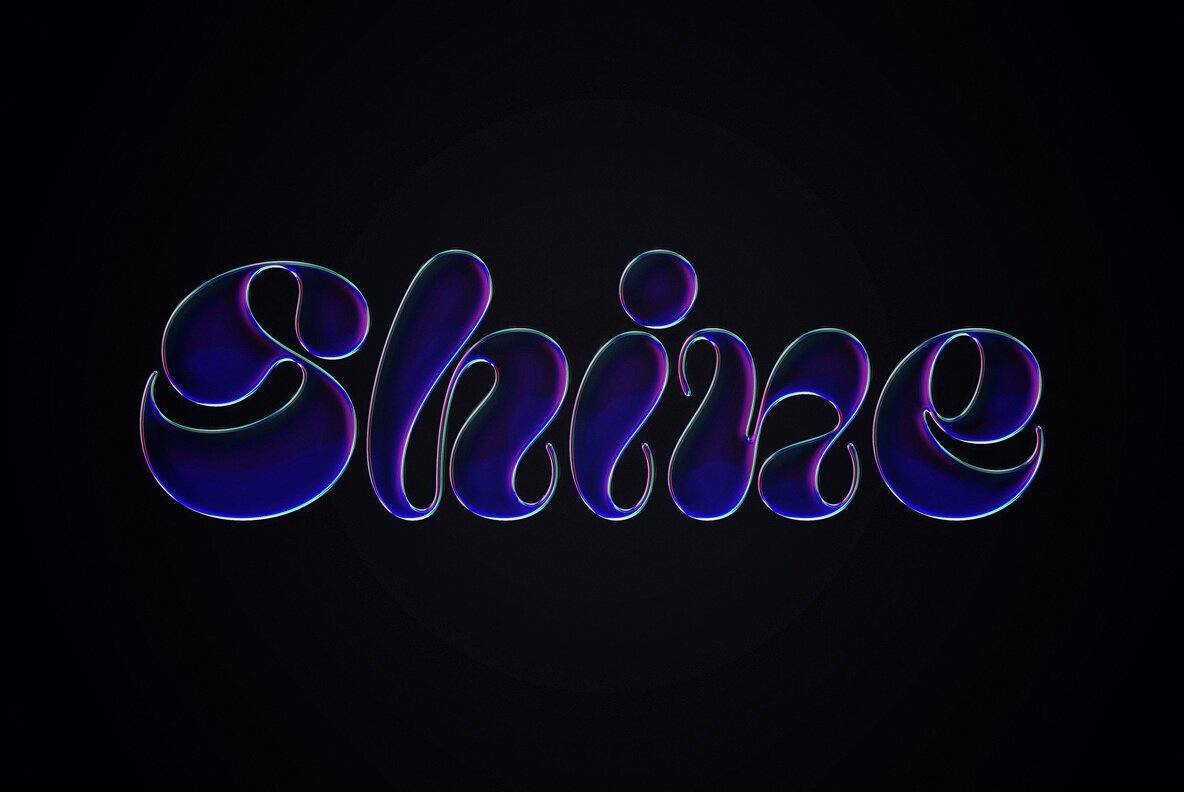 Purple Chrome Text   Logo Effect 2