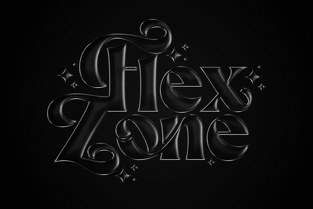 Purple Chrome Text   Logo Effect 3