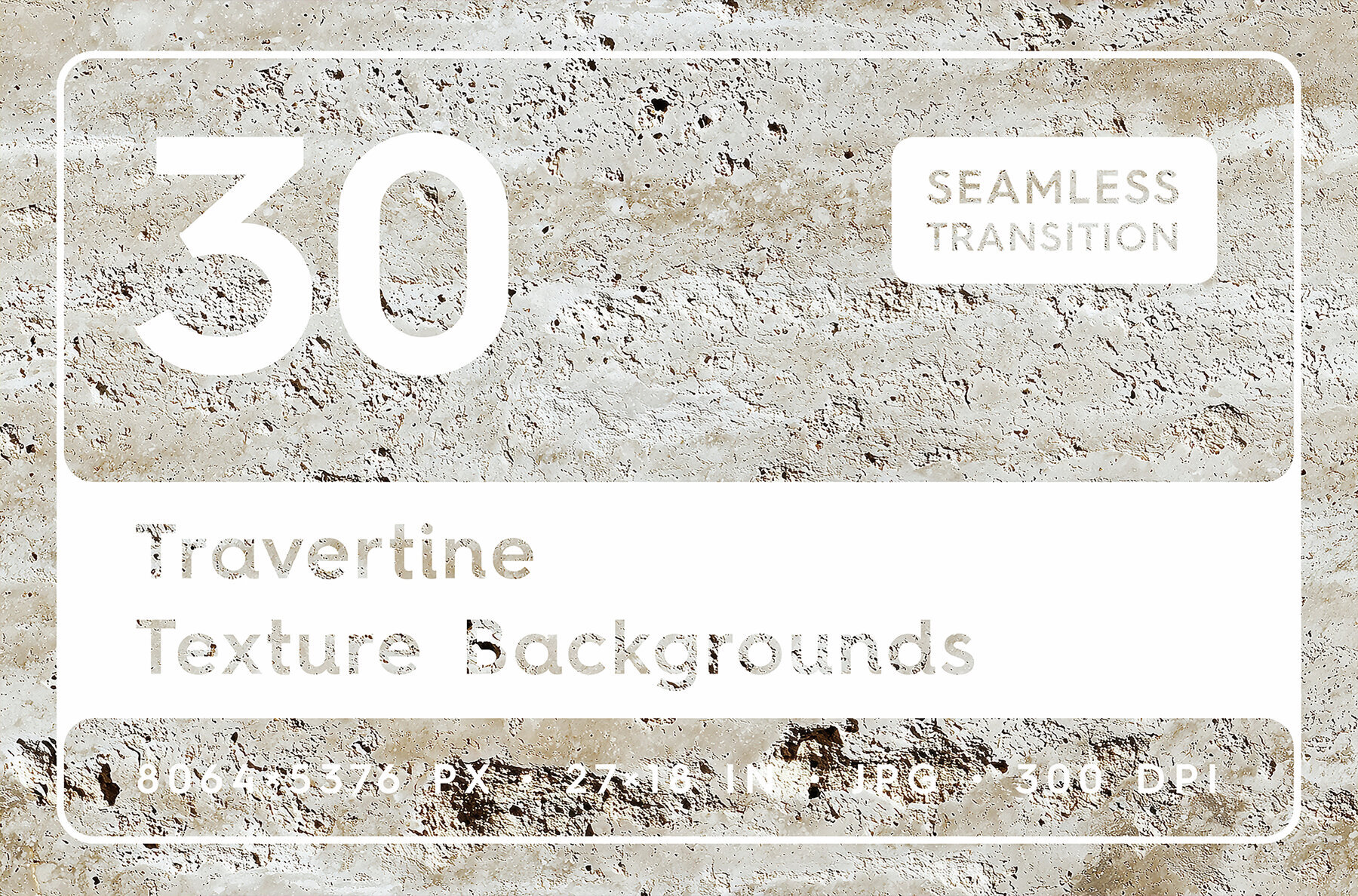 30 Travertine Texture Backgrounds 1