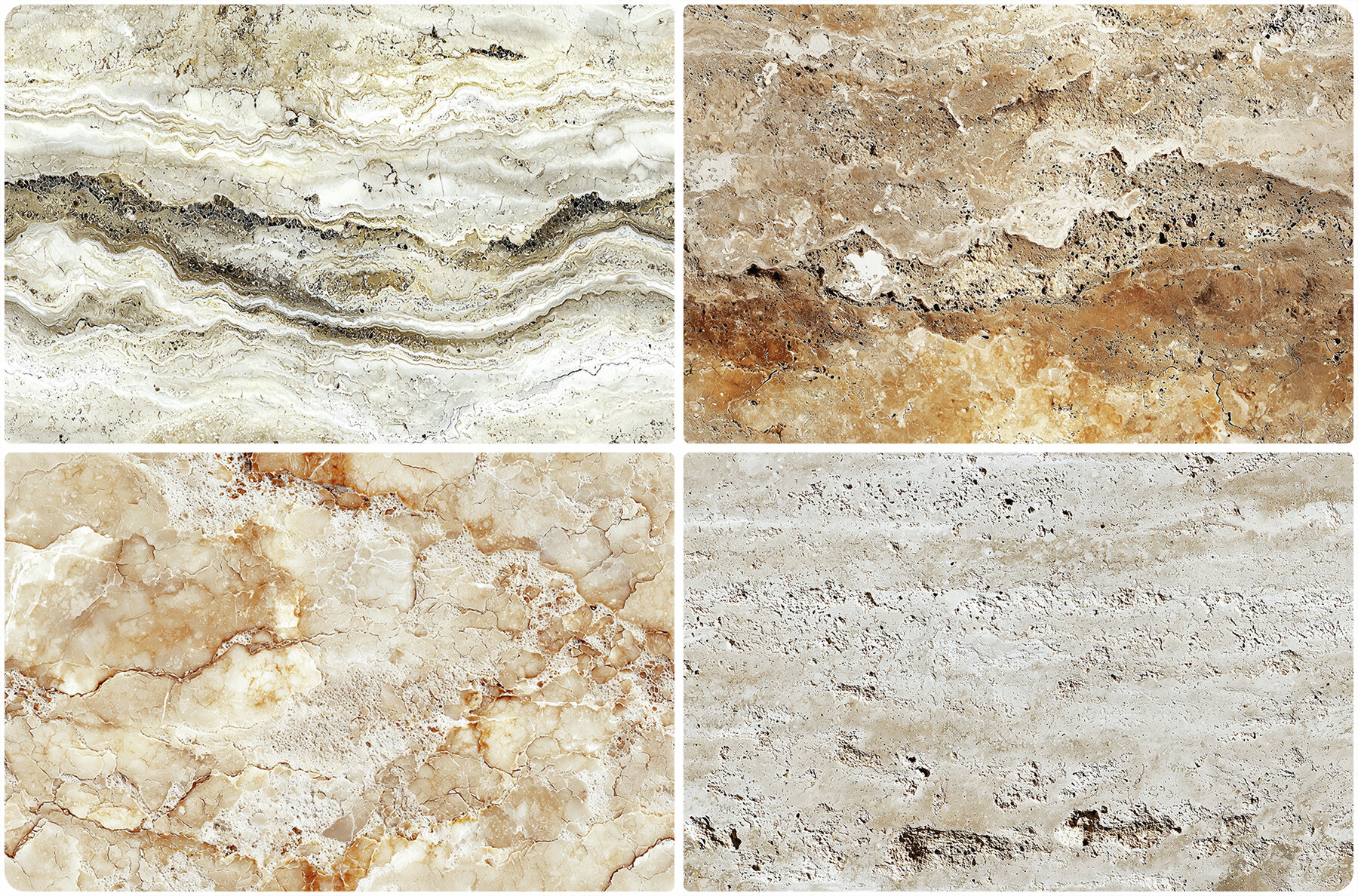 30 Travertine Texture Backgrounds 6