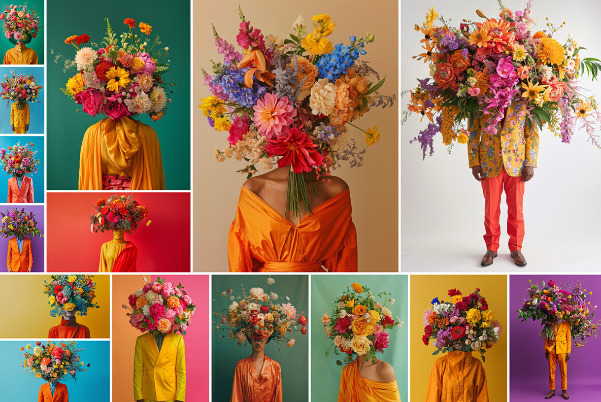 Head bouquets 3