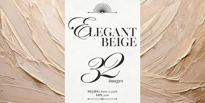 Abstract Oil Textures   Elegant Beige