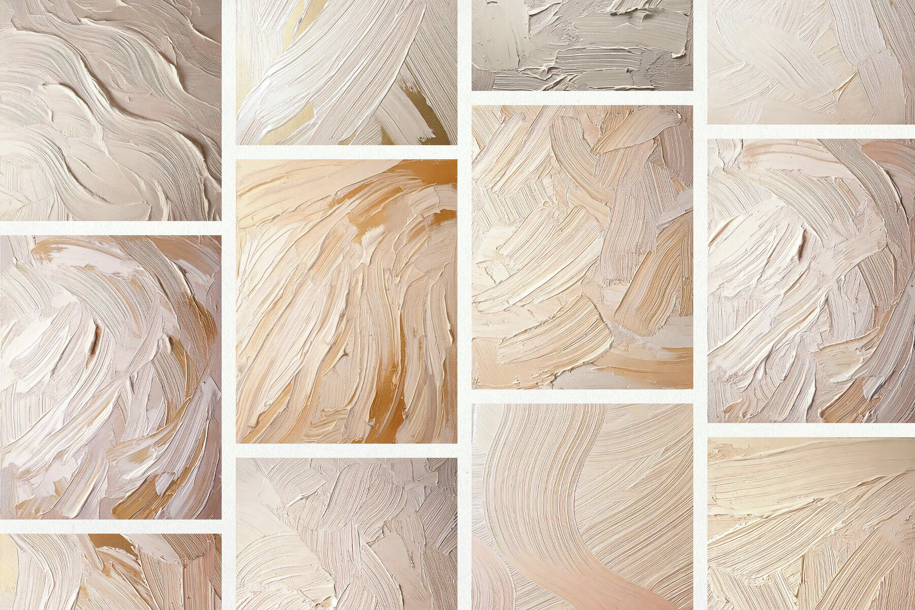 Abstract Oil Textures   Elegant Beige 5