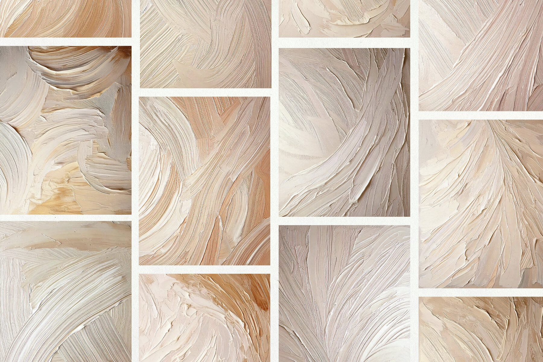 Abstract Oil Textures   Elegant Beige 6