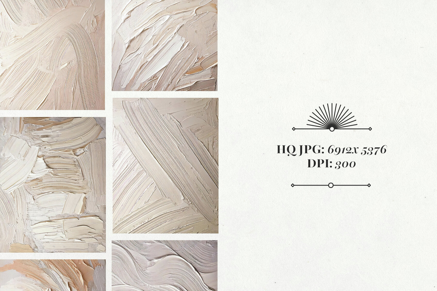 Abstract Oil Textures   Elegant Beige 7