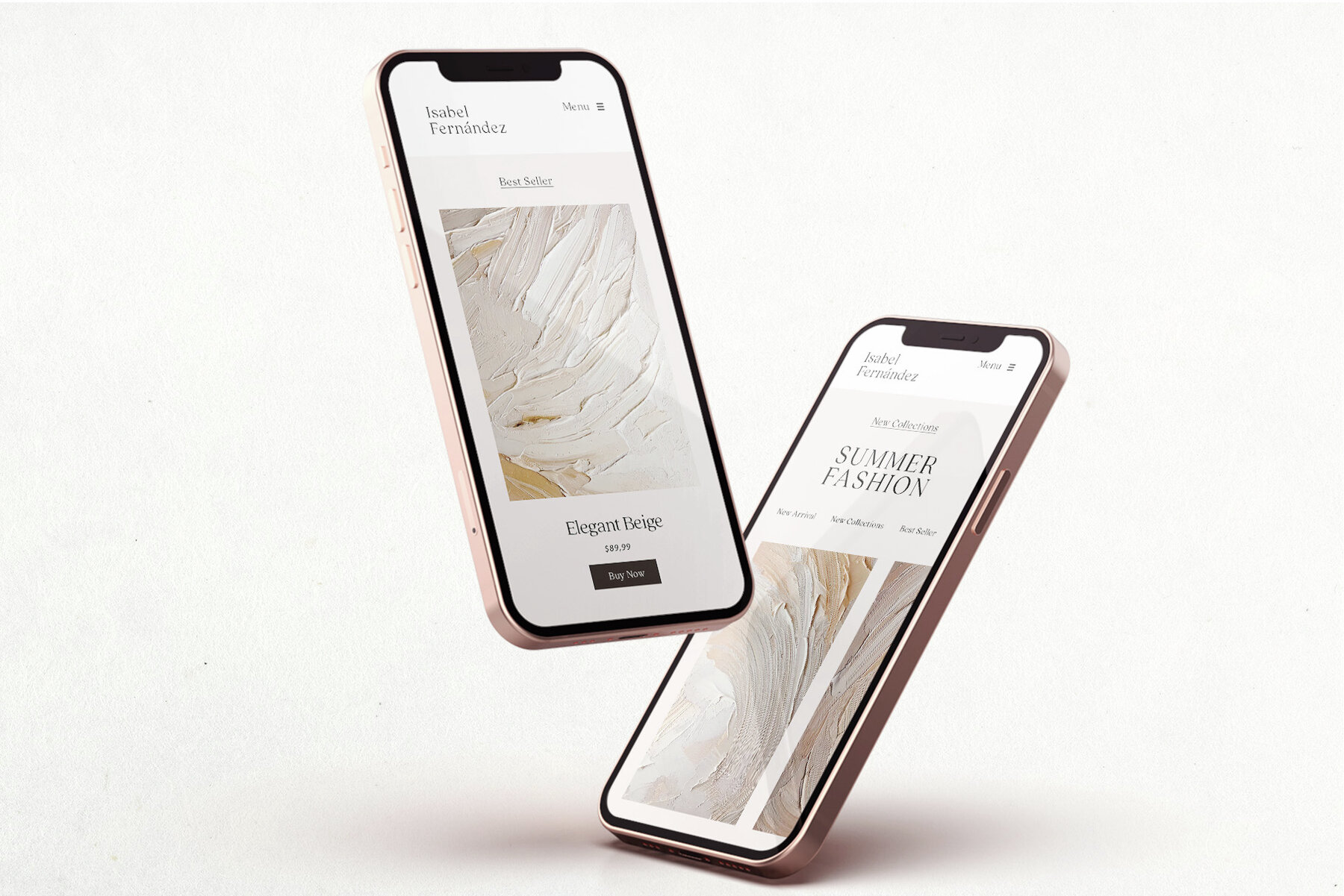 Abstract Oil Textures   Elegant Beige 9