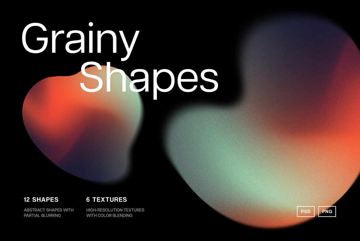 Blend Gradient Shapes Collection 1