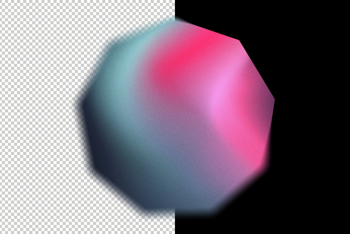 Soft Gradient Shapes Collection 5