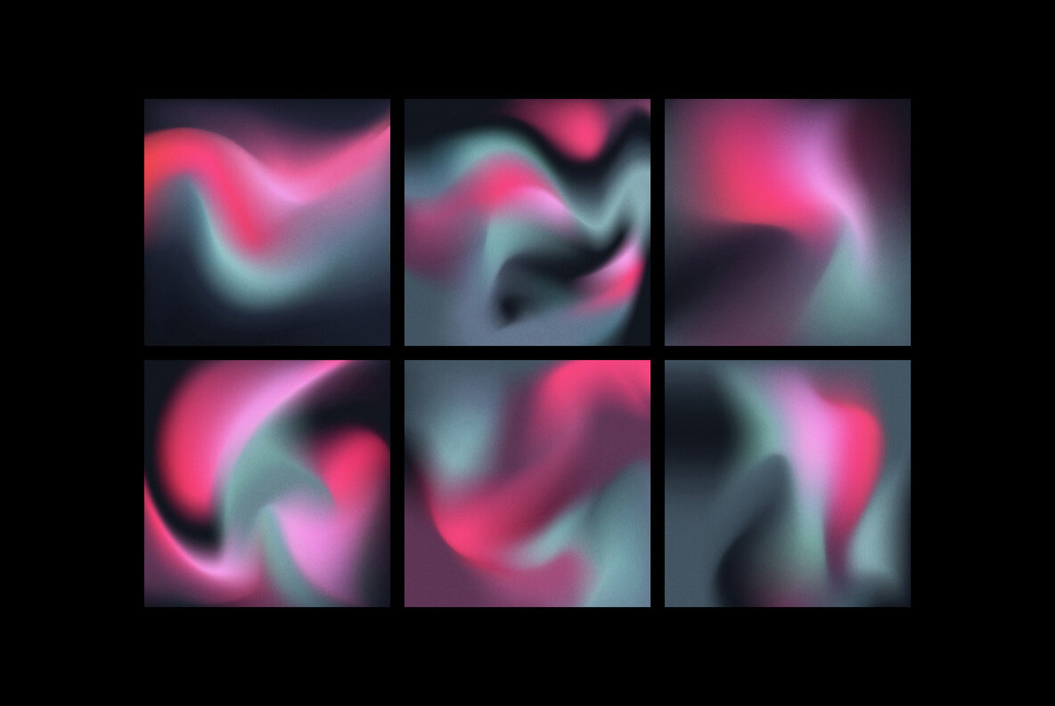 Soft Gradient Shapes Collection 6