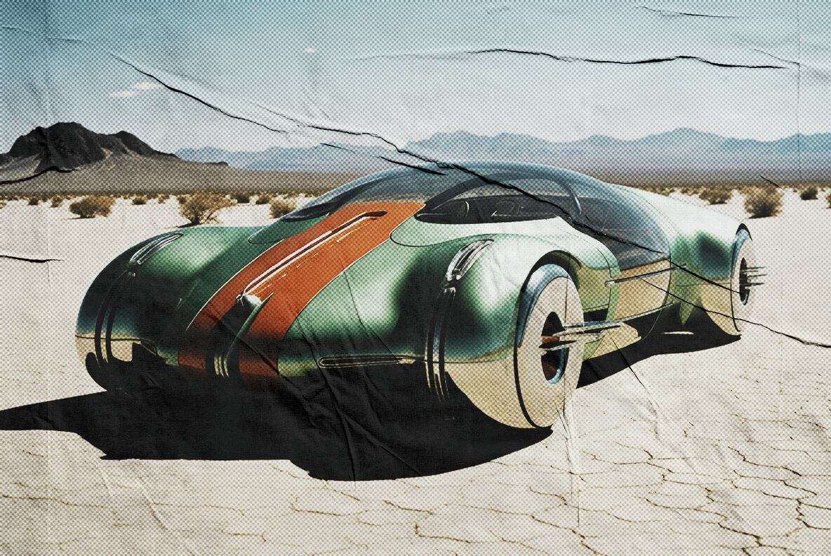 Glued Papers Photo Effect 3