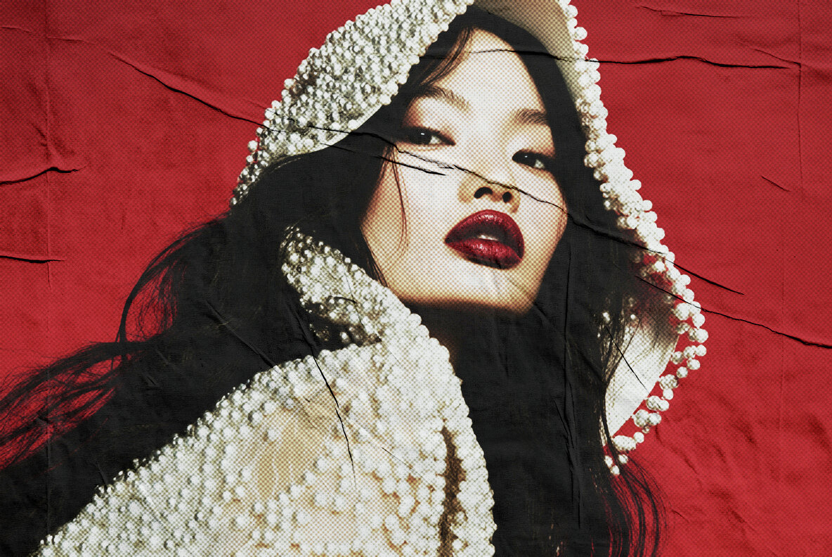 Glued Papers Photo Effect 5