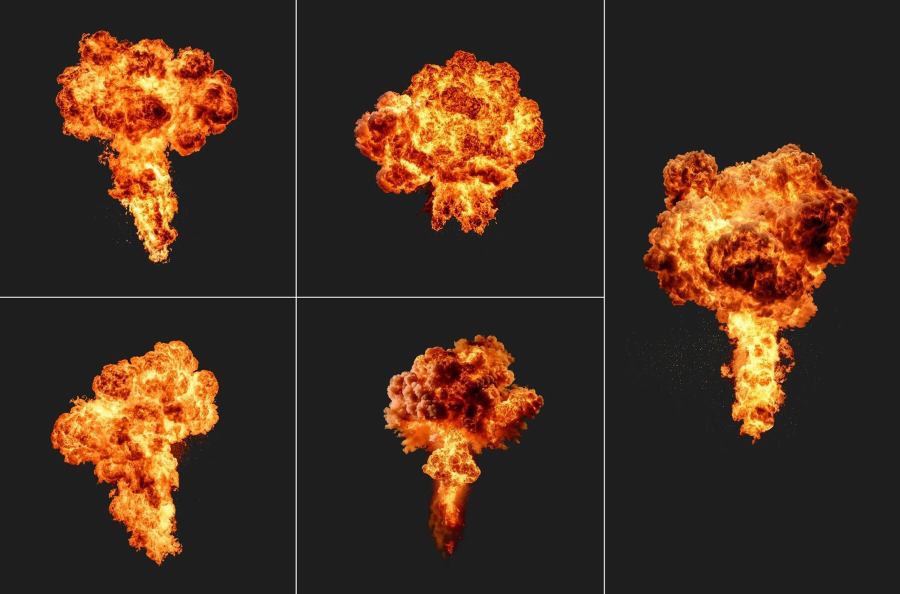 20 Realistic Explosions and Fire 5