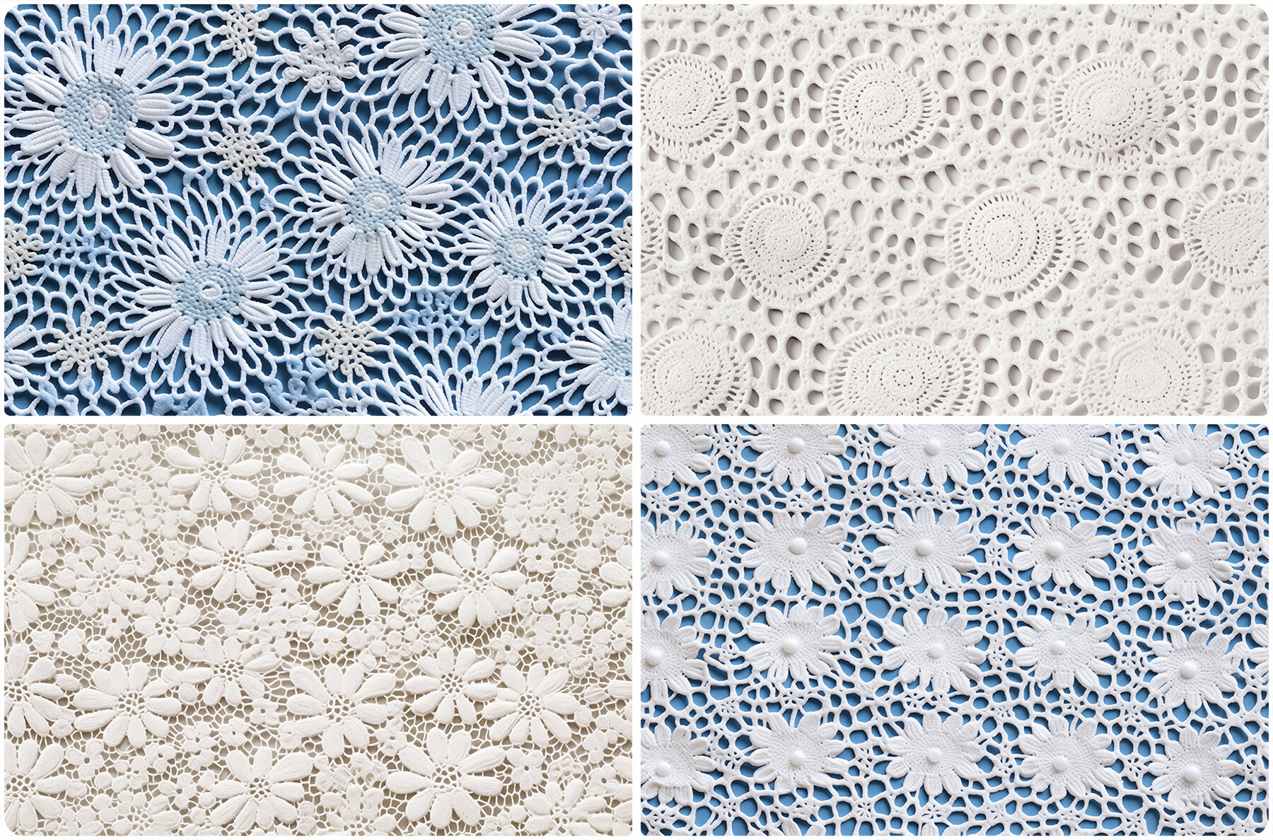 30 Broderie Anglaise Texture Backgrounds 4