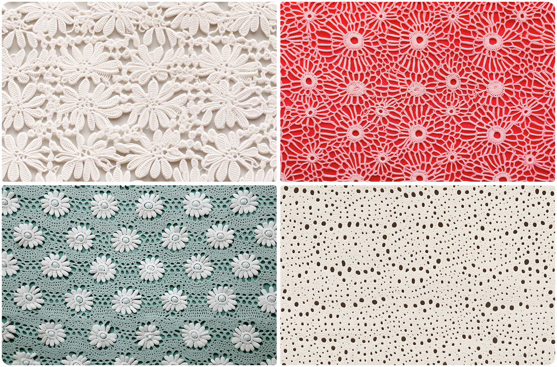 30 Broderie Anglaise Texture Backgrounds 5