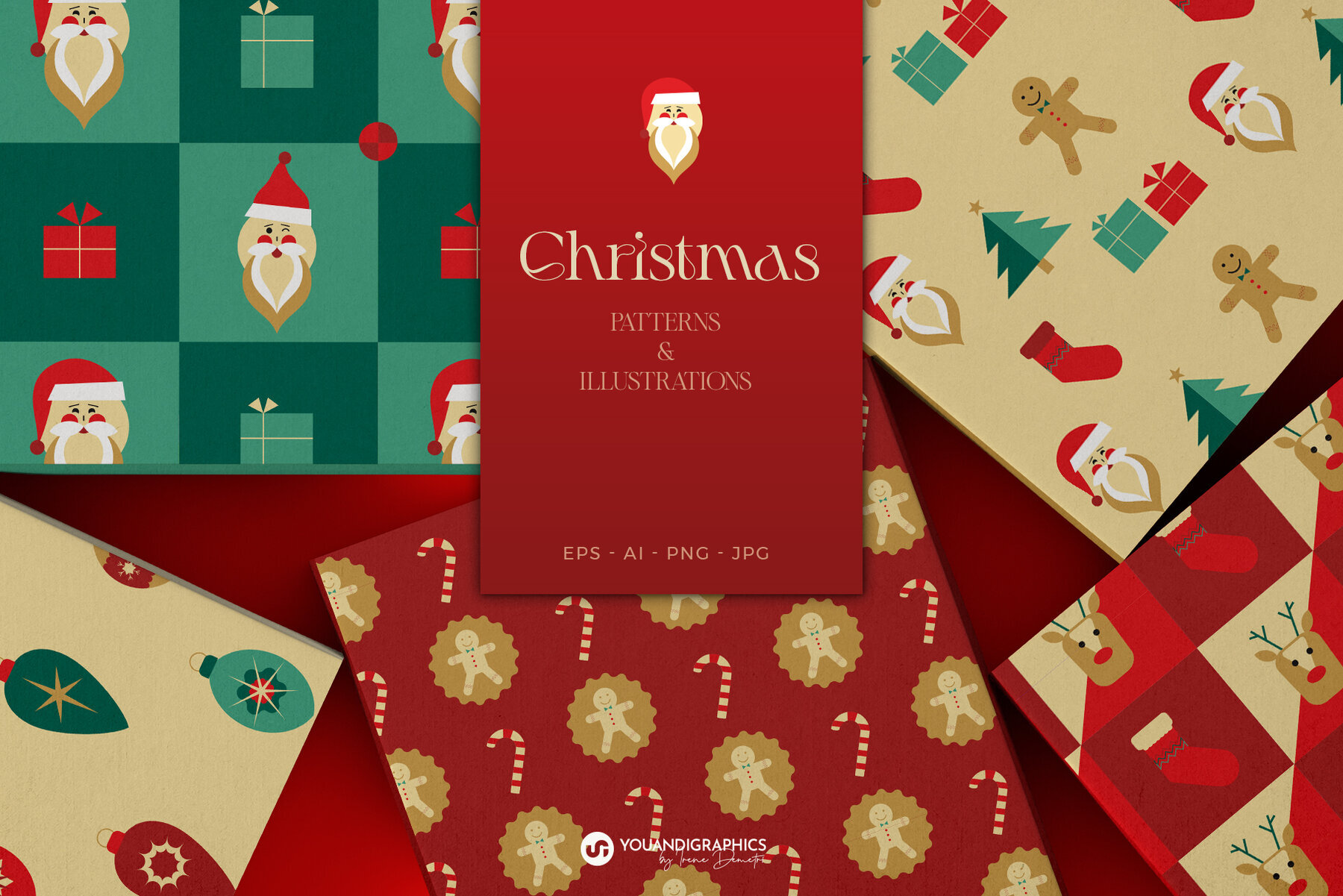 Christmas Patterns   Illustrations 1
