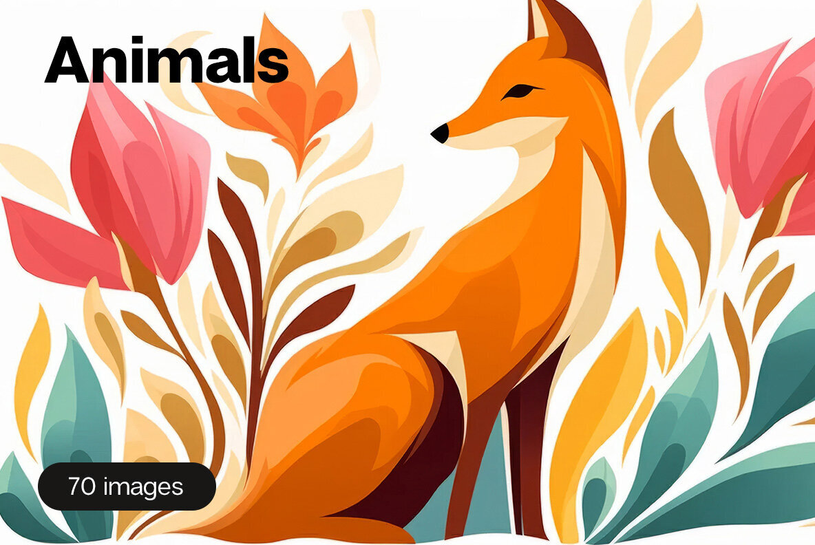 Floral Animals 1