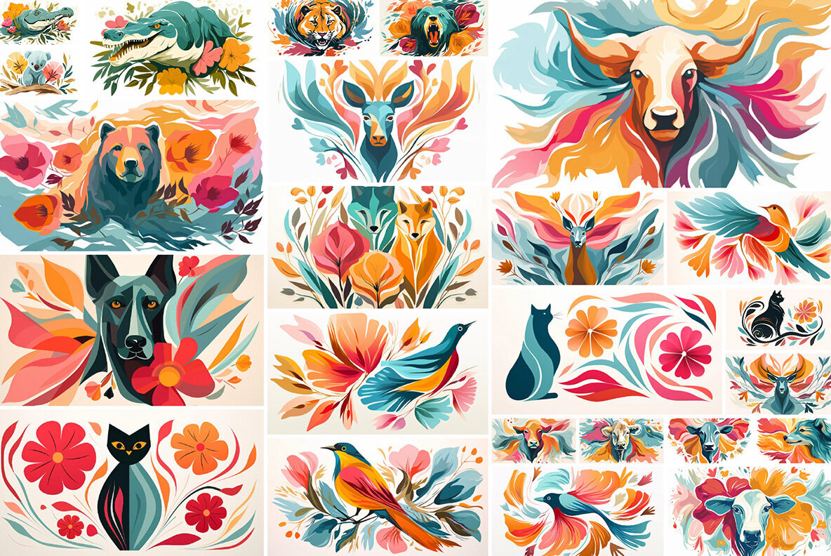 Floral Animals 2