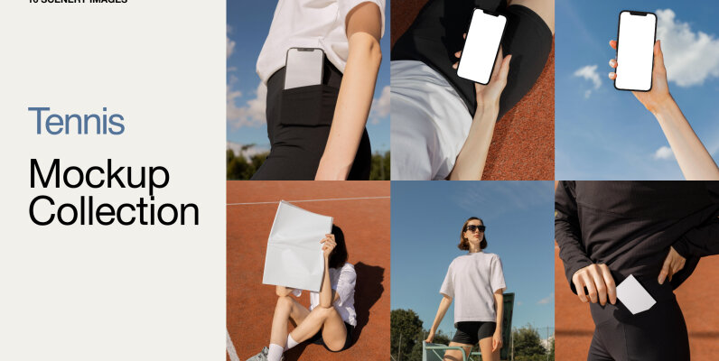 Tennis Collection Mockups