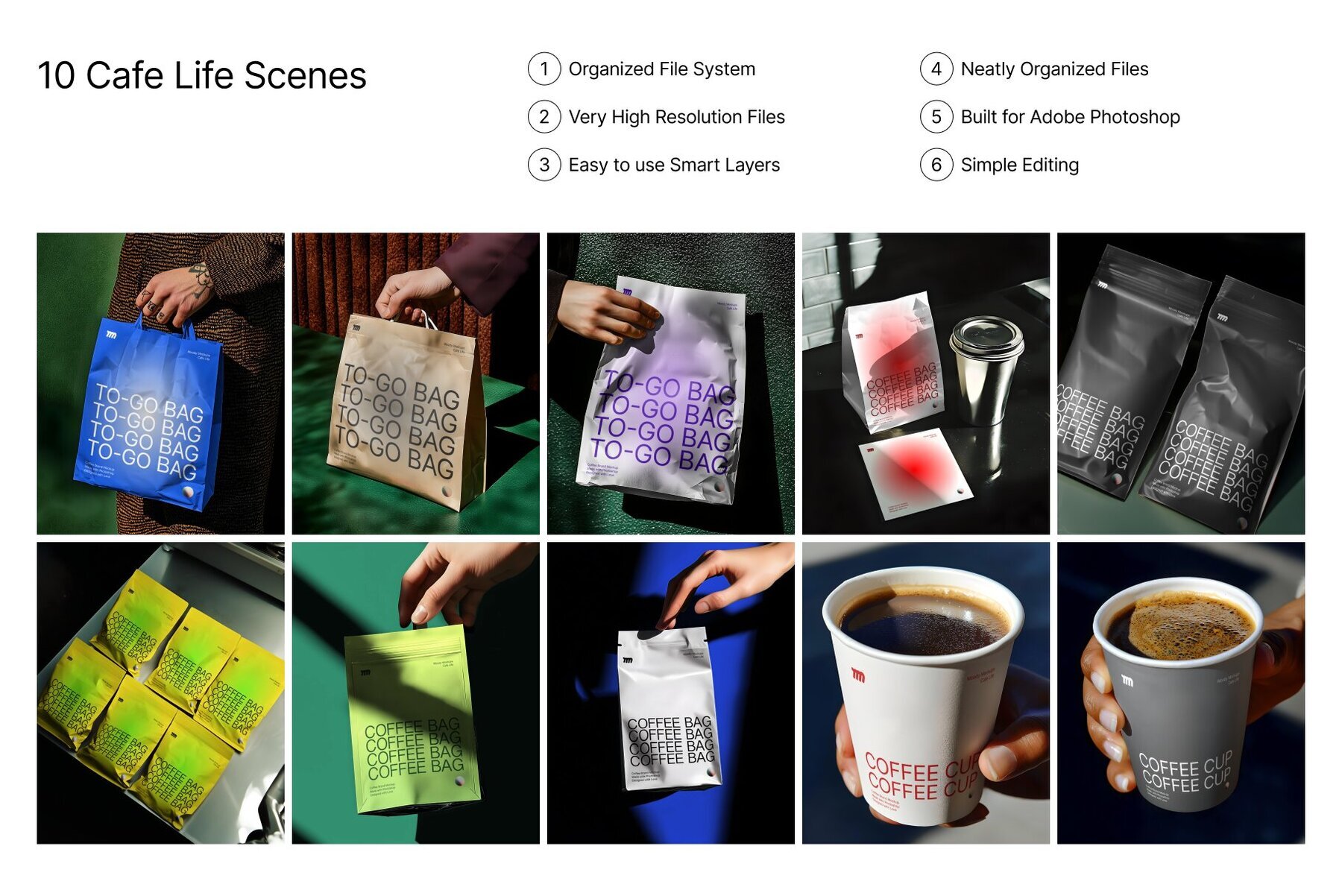 10 Cafe Life Mockups Bundle 2